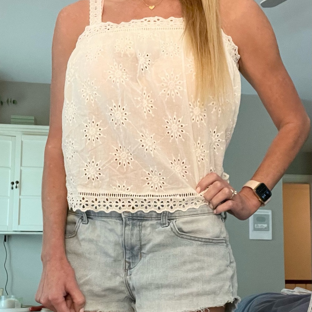 Eyelet Summer top
